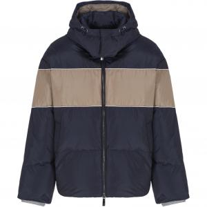 Куртка пуховая мужская синяя ARMANI EXCHANGE