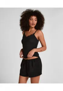 Очень мягкая пижамная майка с v-образным вырезом Hunkemöller, Black