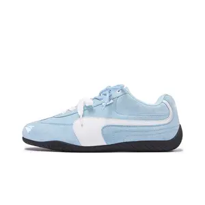 MQMS Нескользящие износостойкие низкие повседневные туфли унисекс синего цвета