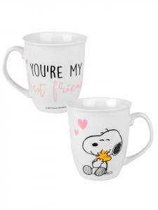 Кружка Peanuts Snoopy - кофейная кружка для лучшего друга 280 мл, белая Snoopy