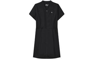 Платье с короткими рукавами женское, цвет черный как смоль Fila
