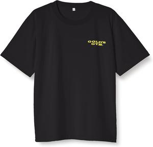 Мужская футболка GOLD'S GYM EX Golds Dry (G2262 Stack Line), черный