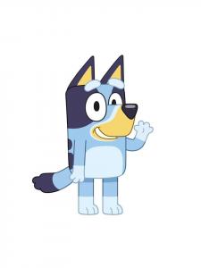 Детские подушки - фигурные велюровые подушки, мягкие подушки  Bluey