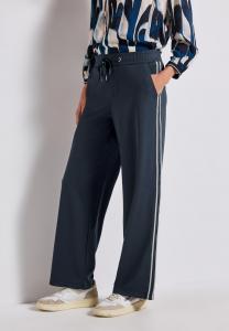 Брюки свободного кроя STREET ONE, темно-синий