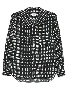 Рубашка Filip Pagowski в полоску Black Comme Des Garçons, черный