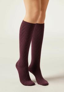 Носки Calzedonia CHEVRON, Burgundy/Red