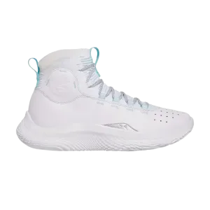 Кроссовки Curry 4 FloTro 'White Stream Metallic Silver', белый