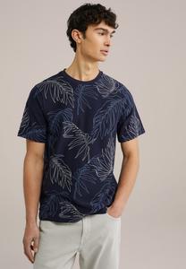 Футболка с принтом WE Fashion, темно-синий