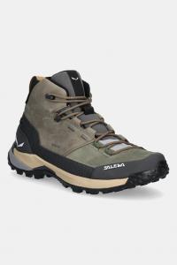 Ботинки Puez Leather Mid PTX Salewa, зеленый