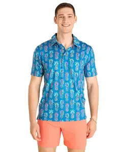 Мужская поло The Pineapple Sketch Performance Chubbies, синий