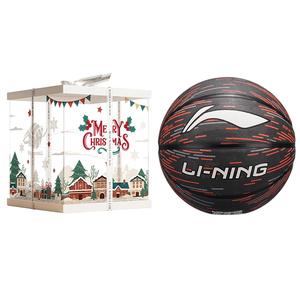 LINING Радужная коллекция резиновый баскетбольный мяч black red размер 7 размер 5 мяч для тренировок соревнований unisex китай