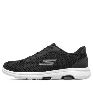 Кроссовки go walk 5 running shoes black/white Skechers, черный