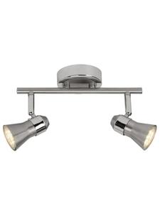 Светодиодный прожектор Sanny, 2 лампы, в корпусе из железа и хрома  Brilliant, Eisen/chrom