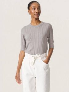 Джемпер из спицевого трикотажа Soaked In Luxury, серый