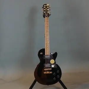 Электрогитара Epiphone Les Paul Studio, черное дерево - новый старый склад