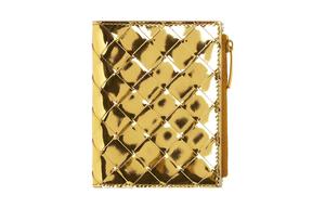 Металлический тканый кошелек на молнии Bottega Veneta, gift set(basic set+box+shopping bag)