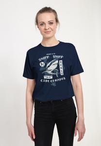 Футболка с принтом SHARKY CO Henry Tiger, темно-синий