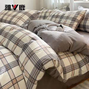 Yalu Пододеяльник 180х220 см из хлопка, цвет Rick + Zhonghui, для сна без одежды