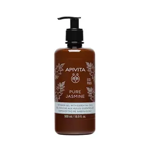 Увлажняющий гель для душа Pure Jasmine Apivita, 500 ml