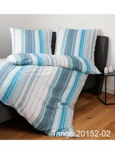 Janine Хлопковое постельное белье Tango в сине-бирюзовом цвете