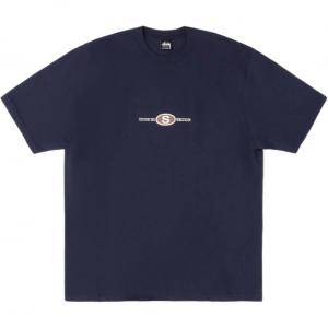 Футболка stüssy worldwide dot Stussy, синий