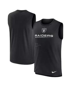 Мужская черная тренировочная майка Las Vegas Raiders Muscle Trainer Nike