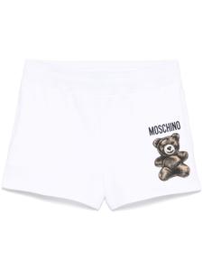 Moschino шорты с принтом Teddy Bear, белый