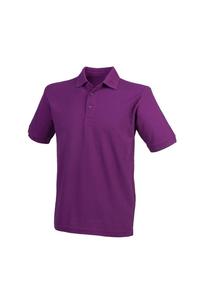 Рубашка поло из плотного поликоттона Henbury, розовый