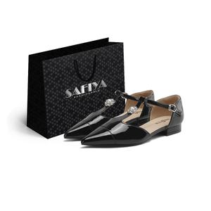 Сандалии с одним ремешком женские SAFIYA, Black