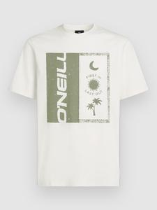Футболка O'Neill Front Print T-Shirt, snow white
