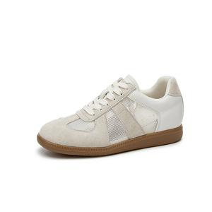 Низкие повседневные туфли женские цвета экрю QUICHESHOES, Ecru