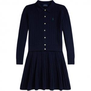 Детский комплект с юбкой Polo Ralph Lauren, темно-синий