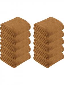 Redbest  Пледы из флиса и микрофибры, 10 штук, цвет коньяк