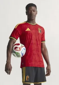 Домашняя футбольная футболка сборной бельгии №26 (аутентичная) Adidas Performance, Red/Bold Gold