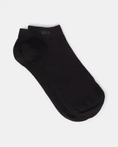 Набор из двух мужских носков черного цвета Boss