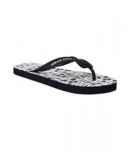 Пляжные тапочки Armani Exchange, черный