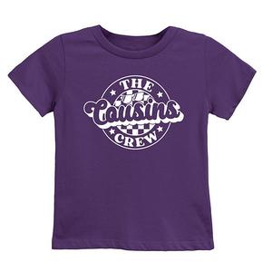 Футболка с коротким рукавом The cousins crew в клетку для подростков The Juniper Shop, Purple