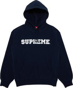 Толстовка Supreme Collegiate Hooded 'Navy', синий