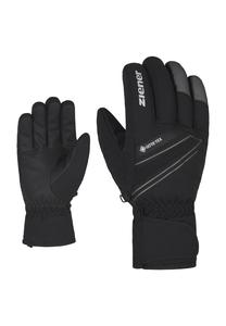 Перчатки, деталь логотипа ziener, цвет Black Magnet