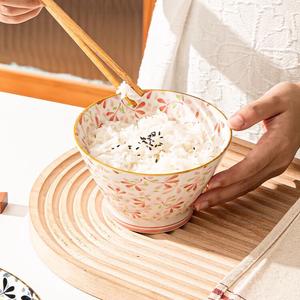 Ceramics Японская керамическая глубокая пиала для дома, новая модель 2025, специальная привлекательная рисовая чаша 5 дюймов, набор из 4 предметов чаша хараэ 5 дюймов