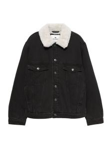 Зимняя куртка Pull&Bear, Black Denim