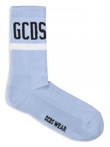 GCDS носки с логотипом, синий