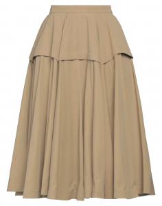 Юбка миди Bottega Veneta, серо-коричневый