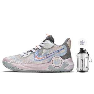 Nike Trey 5 Da Vinci Custom, Grimm Story Slip Resistant Mid Top баскетбольные кроссовки Unisex Pink Blue