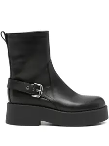 Ботинки с пряжками Premiata, черный