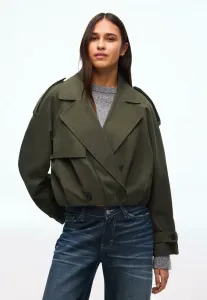Короткая летняя куртка-баллон Bershka, Khaki
