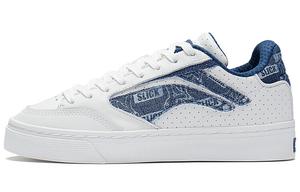 Кроссовки для скейтбординга Wave женские с низким верхом, цвет: белоснежный/облачно-голубой Lining