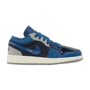 Кроссовки Air Jordan Air Jordan 1 Low SE Craft GS 'Inside Out - Obsidian', синий
