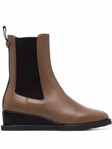 Ботильоны на танкетке Ferragamo, коричневый