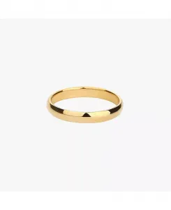 Кольцо «Ингрид» из стерлингового серебра 18 карат с позолотой — идея для праздничного подарка Bearfruit Jewelry, gold